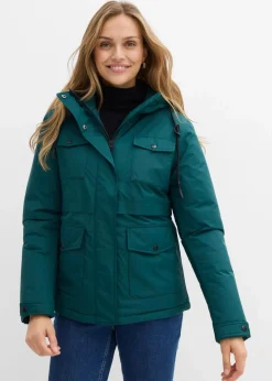 bonprix Jacken & Mäntel|Bekleidung·Hosen^Wasserdichte Funktions-Jacke tiefgrün
