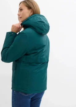 bonprix Jacken & Mäntel|Bekleidung·Hosen^Wasserdichte Funktions-Jacke tiefgrün