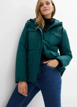 bonprix Jacken & Mäntel|Bekleidung·Hosen^Wasserdichte Funktions-Jacke tiefgrün