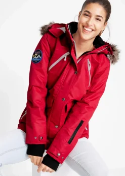 bonprix Nachhaltigere Materialien|Jacken & Mäntel^wasserdichte Funktions-Jacke dunkelrot