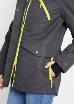 bonprix Bekleidung·Hosen|Jacken & Mäntel^wasserdichte Funktions-Jacke schiefergrau