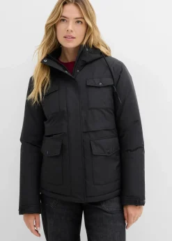 bonprix Jacken & Mäntel|Bekleidung·Hosen^Wasserdichte Funktions-Jacke schwarz