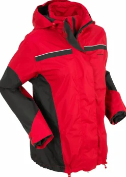 bonprix Bekleidung·Hosen|Jacken & Mäntel^wasserdichte Funktionsjacke rot/schwarz
