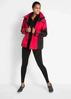 bonprix Bekleidung·Hosen|Jacken & Mäntel^wasserdichte Funktionsjacke rot/schwarz