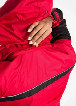 bonprix Bekleidung·Hosen|Jacken & Mäntel^wasserdichte Funktionsjacke rot/schwarz