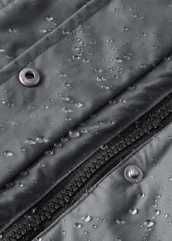 bonprix Jacken & Mäntel|Bekleidung·Hosen^wasserdichte Funktions-Outdoor-Longjacke mit Kapuze anthrazit