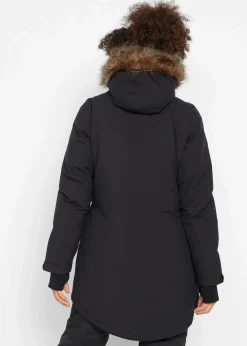 bonprix Bekleidung·Hosen|Nachhaltigere Materialien^wasserdichte Funktions-Parka schwarz