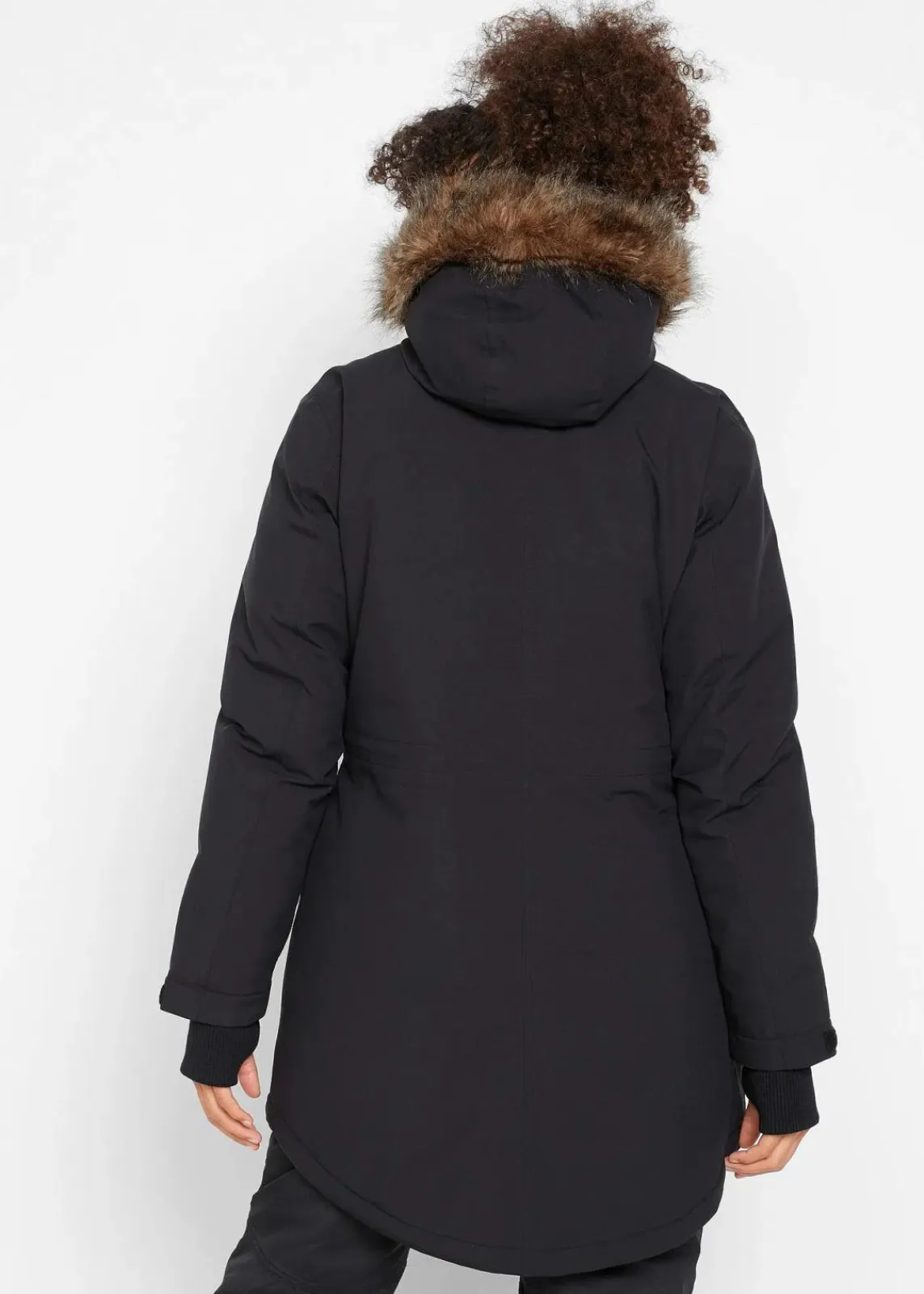 bonprix Bekleidung·Hosen|Nachhaltigere Materialien^wasserdichte Funktions-Parka schwarz