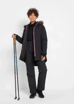 bonprix Bekleidung·Hosen|Nachhaltigere Materialien^wasserdichte Funktions-Parka schwarz
