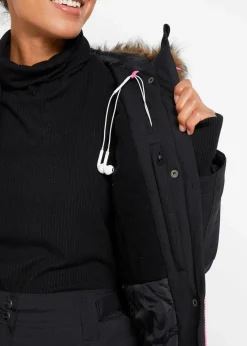 bonprix Bekleidung·Hosen|Nachhaltigere Materialien^wasserdichte Funktions-Parka schwarz