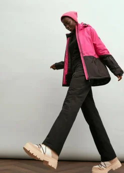 bonprix Jacken & Mäntel|Sportbekleidung^wasserdichte Ski Funktions-Jacke magnolienpink/schwarz