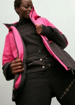bonprix Jacken & Mäntel|Sportbekleidung^wasserdichte Ski Funktions-Jacke magnolienpink/schwarz