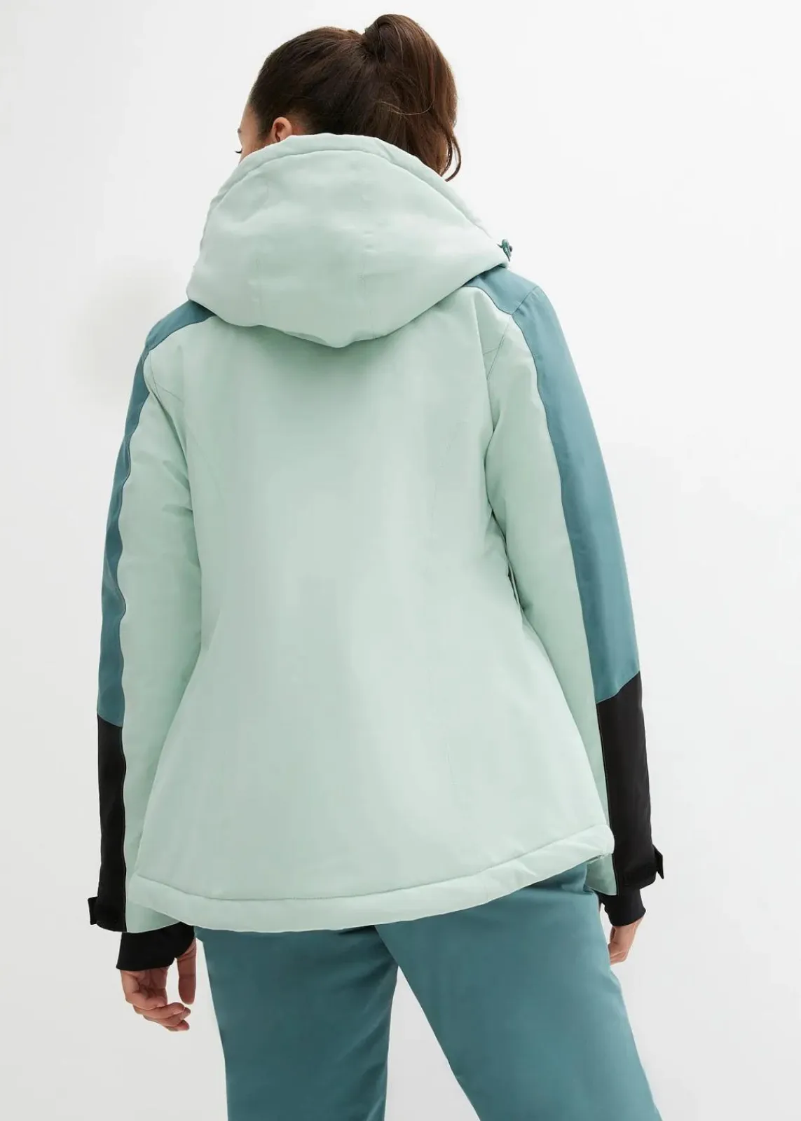 bonprix Nachhaltigere Materialien|Jacken & Mäntel^wasserdichte Ski Funktions-Jacke mit Belüftungsschlitzen hellschilf/graugrün