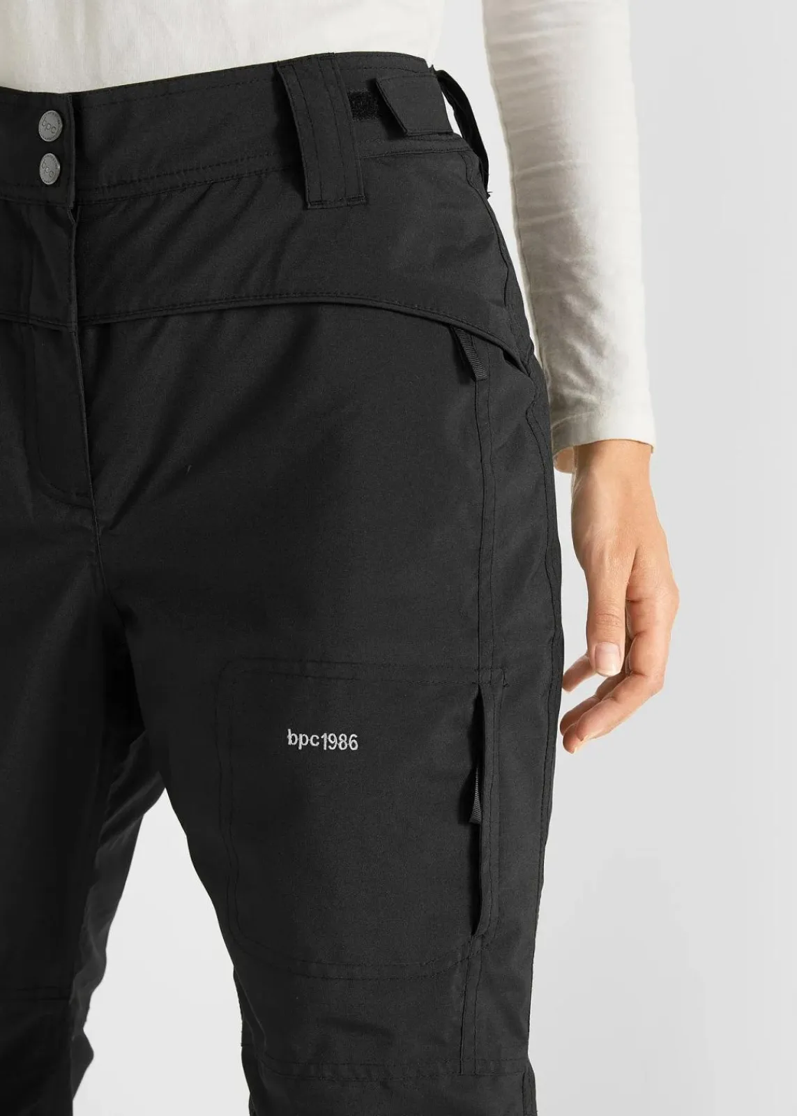 bonprix Bekleidung·Jumpsuits|Bekleidung·Sweat^wasserdichte Thermohose schwarz
