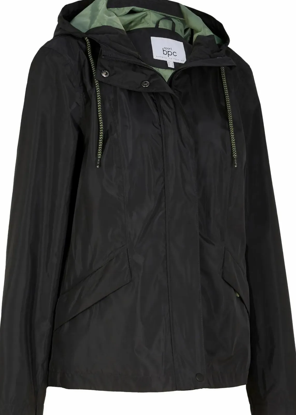 bonprix Bekleidung·Jumpsuits|Bekleidung·Sweat^wasserdichte, ultraleichte Funktionsjacke schwarz