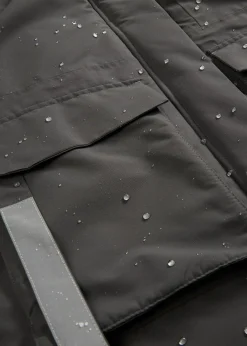 bonprix Bekleidung·Hosen|Jacken & Mäntel^Wasserdichter Funktions-Mantel anthrazit