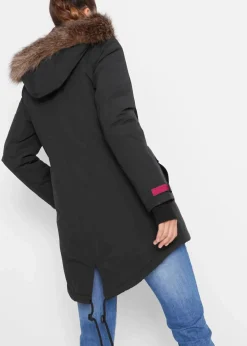 bonprix Bekleidung·Hosen|Jacken & Mäntel^wasserdichter Funktions-Outdoorparka, wattiert schwarz
