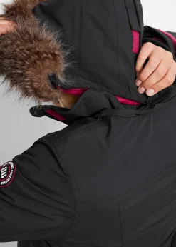bonprix Bekleidung·Hosen|Jacken & Mäntel^wasserdichter Funktions-Outdoorparka, wattiert schwarz