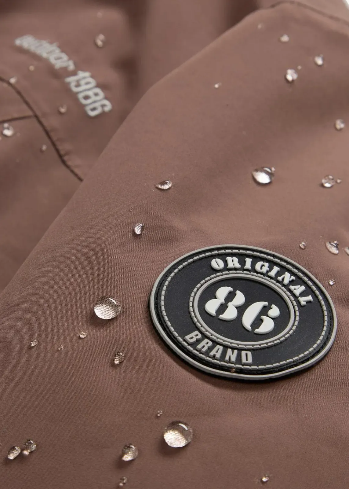 bonprix Jacken & Mäntel|Bekleidung·Hosen^wasserdichter Outdoor-Mantel mit Fellimitat matt braun