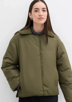 bonprix Jacken & Mäntel|Bekleidung·Hosen^Wattierte Jacke dunkeloliv
