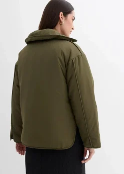 bonprix Jacken & Mäntel|Bekleidung·Hosen^Wattierte Jacke dunkeloliv