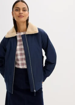 bonprix Bekleidung·Hosen|Jacken & Mäntel^Wattierte Outdoorjacke tintenblau