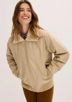 bonprix Nachhaltigere Materialien|Jacken & Mäntel^Wattierte Outdoorjacke hellkhaki
