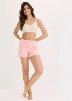 bonprix Seamless|Bhs^Wattierter Feel Comfort Lasercut T-Shirt BH ohne Bügel sandbeige