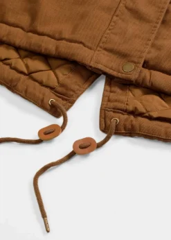 bonprix Bekleidung·Hosen|Jacken & Mäntel^Wattierter Long-Parka cognac braun