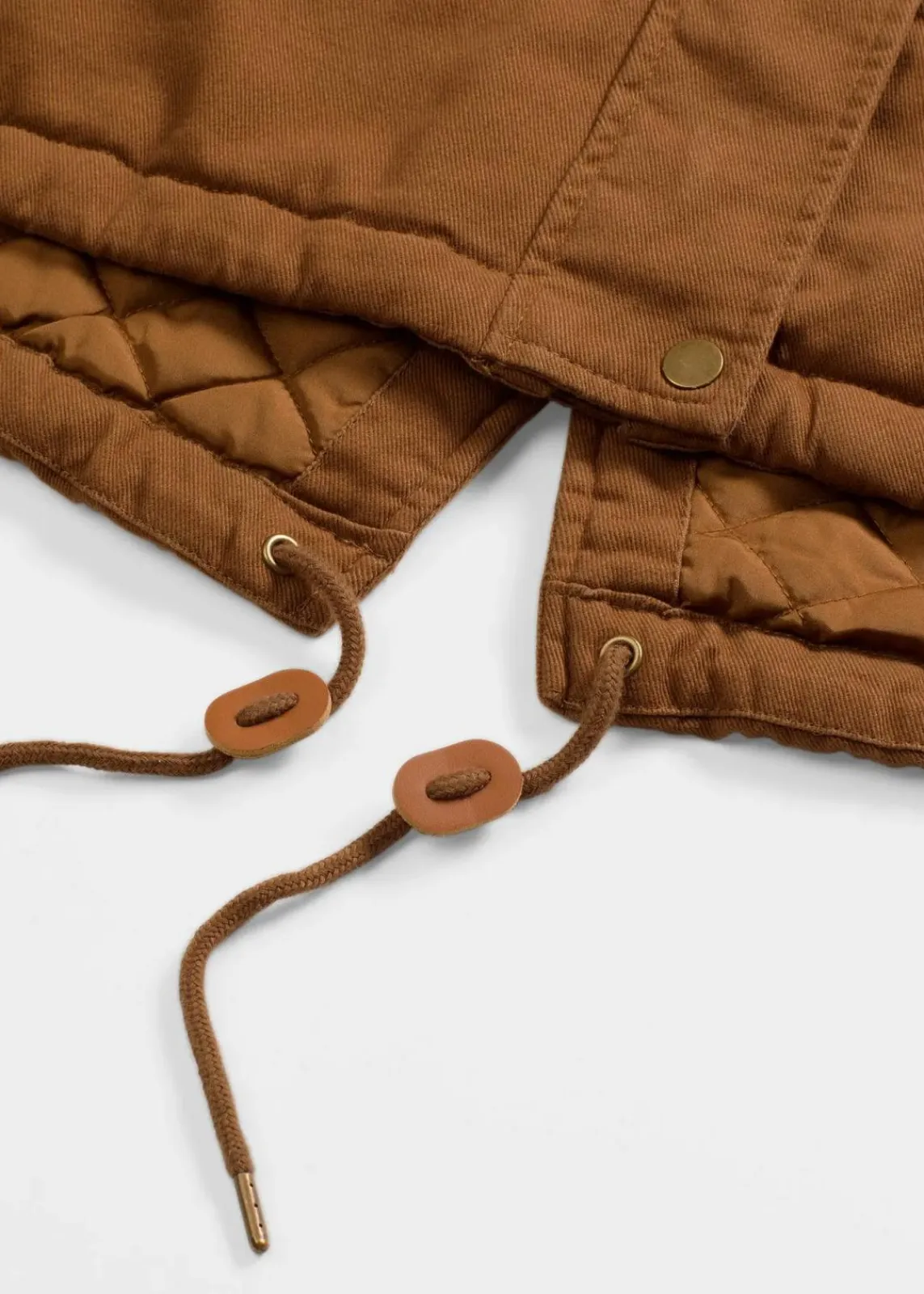 bonprix Bekleidung·Hosen|Jacken & Mäntel^Wattierter Long-Parka cognac braun