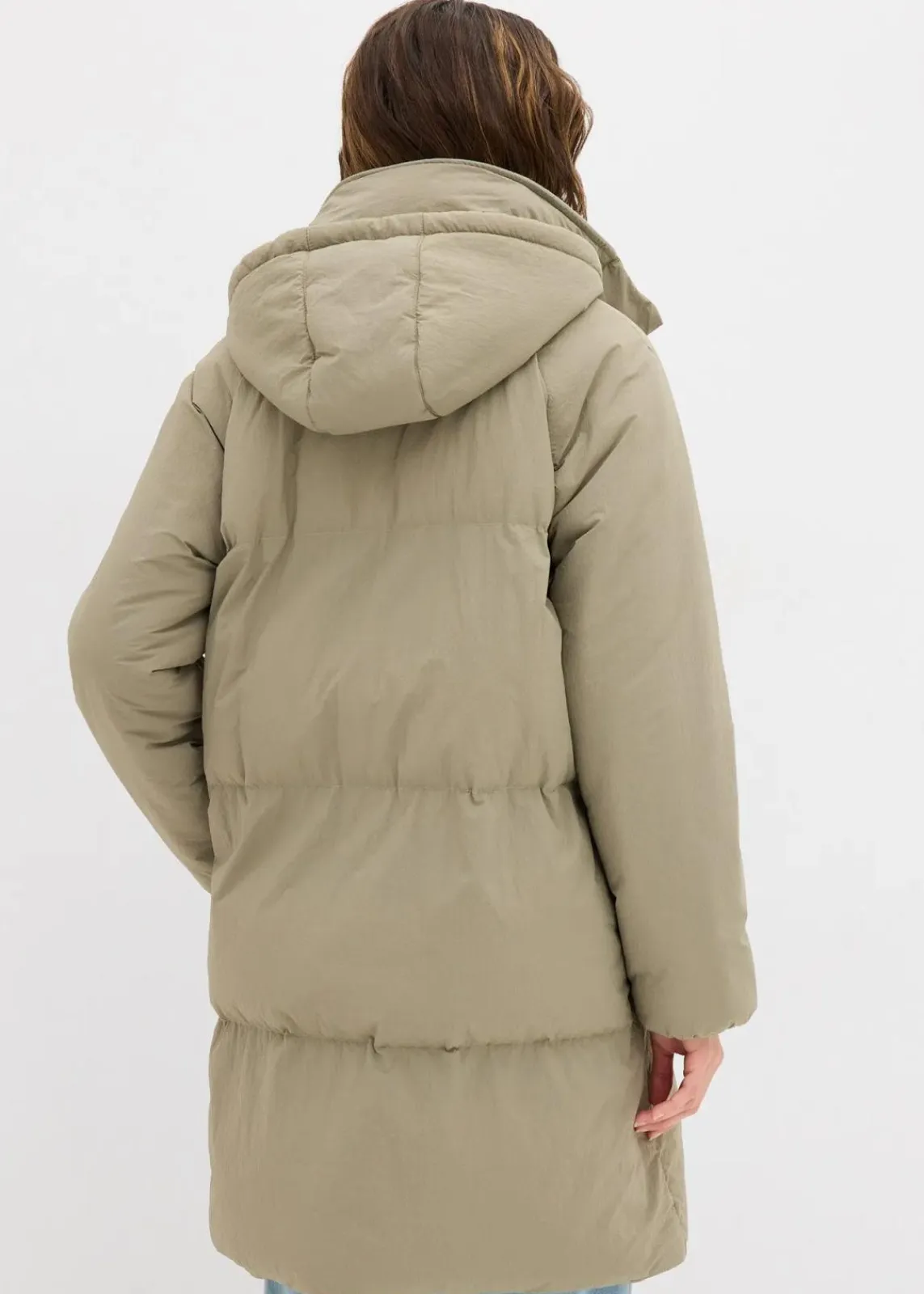 bonprix Bekleidung·Hosen|Jacken & Mäntel^Wattierter Steppmantel raucholiv