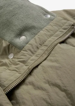 bonprix Bekleidung·Hosen|Jacken & Mäntel^Wattierter Steppmantel raucholiv