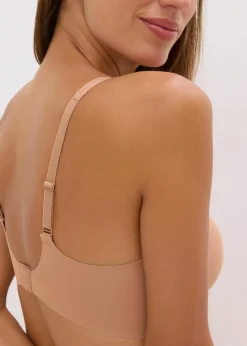 bonprix Nachhaltigere Materialien|Bhs^Wattiertes Feel Comfort Lasercut Bralette schokosorbet