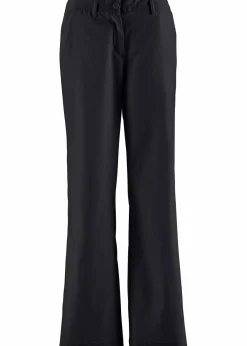 bonprix Bekleidung·Kleider|Hosen^Webhose aus Leinen-Baumwoll-Mix schwarz