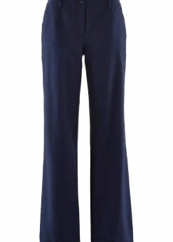 bonprix Hosen|Bekleidung·Kleider^Webhose aus Leinen-Baumwoll-Mix dunkelblau