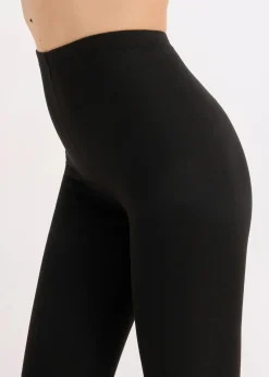 bonprix Wäsche·Socken & Strumpfhosen|Bekleidung·Kleider^weiche Leggings schwarz