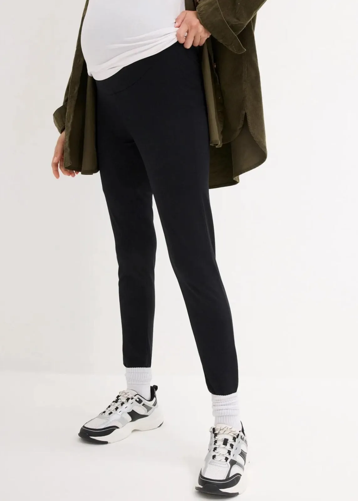 bonprix Bekleidung·Blazer|Umstandsmode^Weiche Umstandsleggings mit angerauter Innenseite schwarz