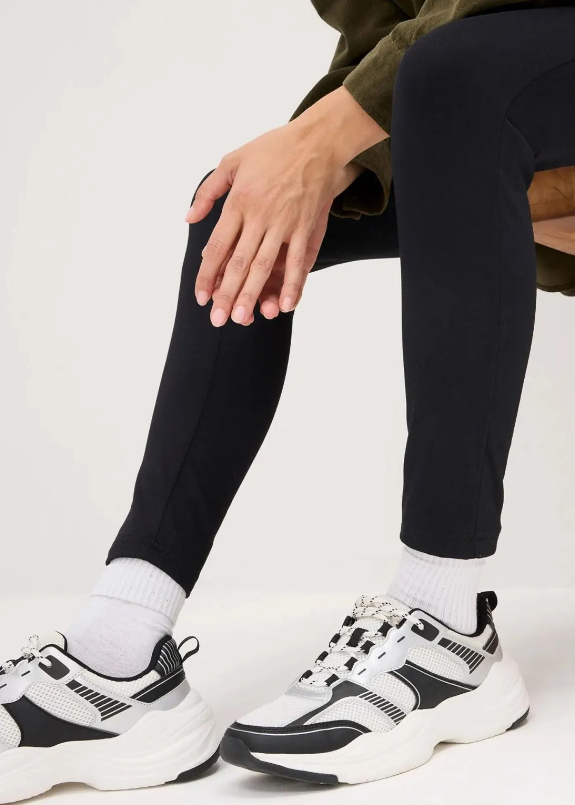 bonprix Bekleidung·Blazer|Umstandsmode^Weiche Umstandsleggings mit angerauter Innenseite schwarz