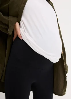 bonprix Bekleidung·Blazer|Umstandsmode^Weiche Umstandsleggings mit angerauter Innenseite schwarz
