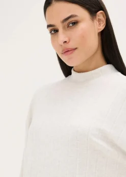 bonprix Wäsche·Homewear|Wäsche·Nachtwäsche^Weit geschnittener Loungewear Hausanzug aus weicher Rippe naturmeliert