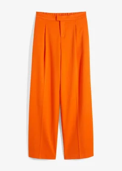 bonprix Bekleidung·Kleider|Hosen^Weite Bundfaltenhose warmorange
