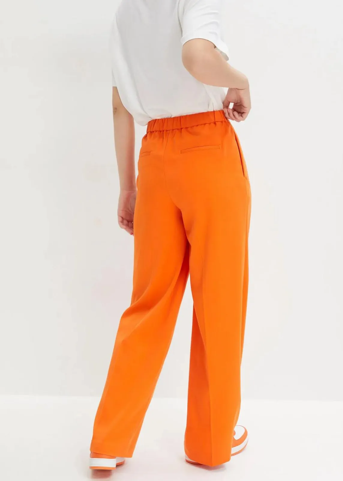 bonprix Bekleidung·Kleider|Hosen^Weite Bundfaltenhose warmorange