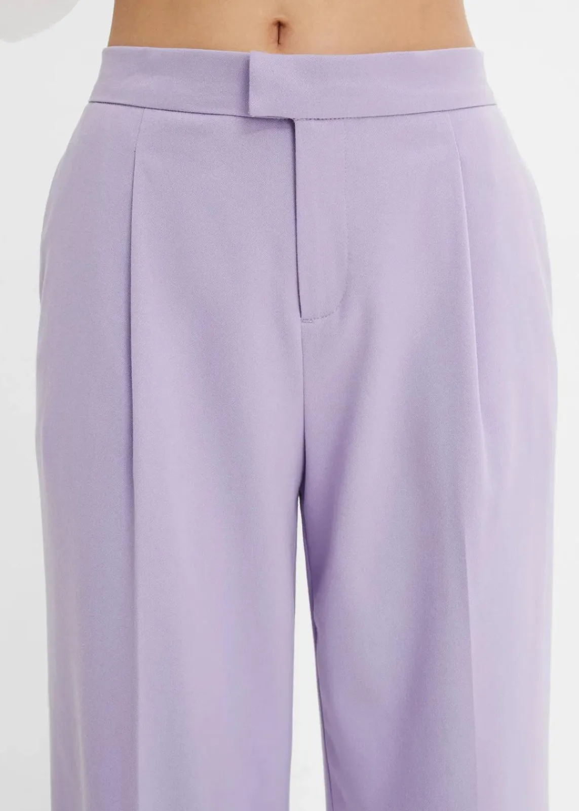 bonprix Nachhaltigere Materialien|Hosen^Weite Bundfaltenhose hellviolett