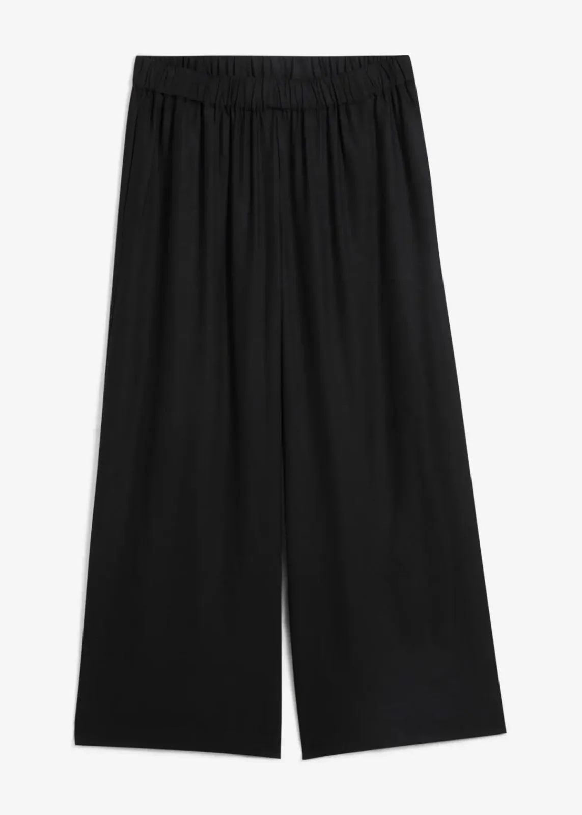 bonprix Bekleidung·Kleider|Hosen^Weite Culotte aus nachhaltiger Viskose schwarz