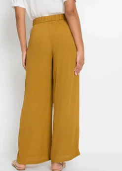 bonprix Hosen|Bekleidung·Kleider^Weite Hose dunkelgelb