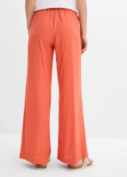bonprix Bekleidung·Kleider|Hosen^Weite Palazzo-Hose mit Bequembund zimtrot