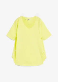 bonprix Shirts & Tops^Weites T-Shirt aus Bio-Baumwolle limettengrün