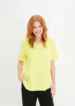bonprix Shirts & Tops^Weites T-Shirt aus Bio-Baumwolle limettengrün