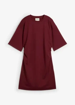 bonprix Kleider|Bekleidung·Pullover & Strickjacken^Weites T-Shirt Kleid ahornrot