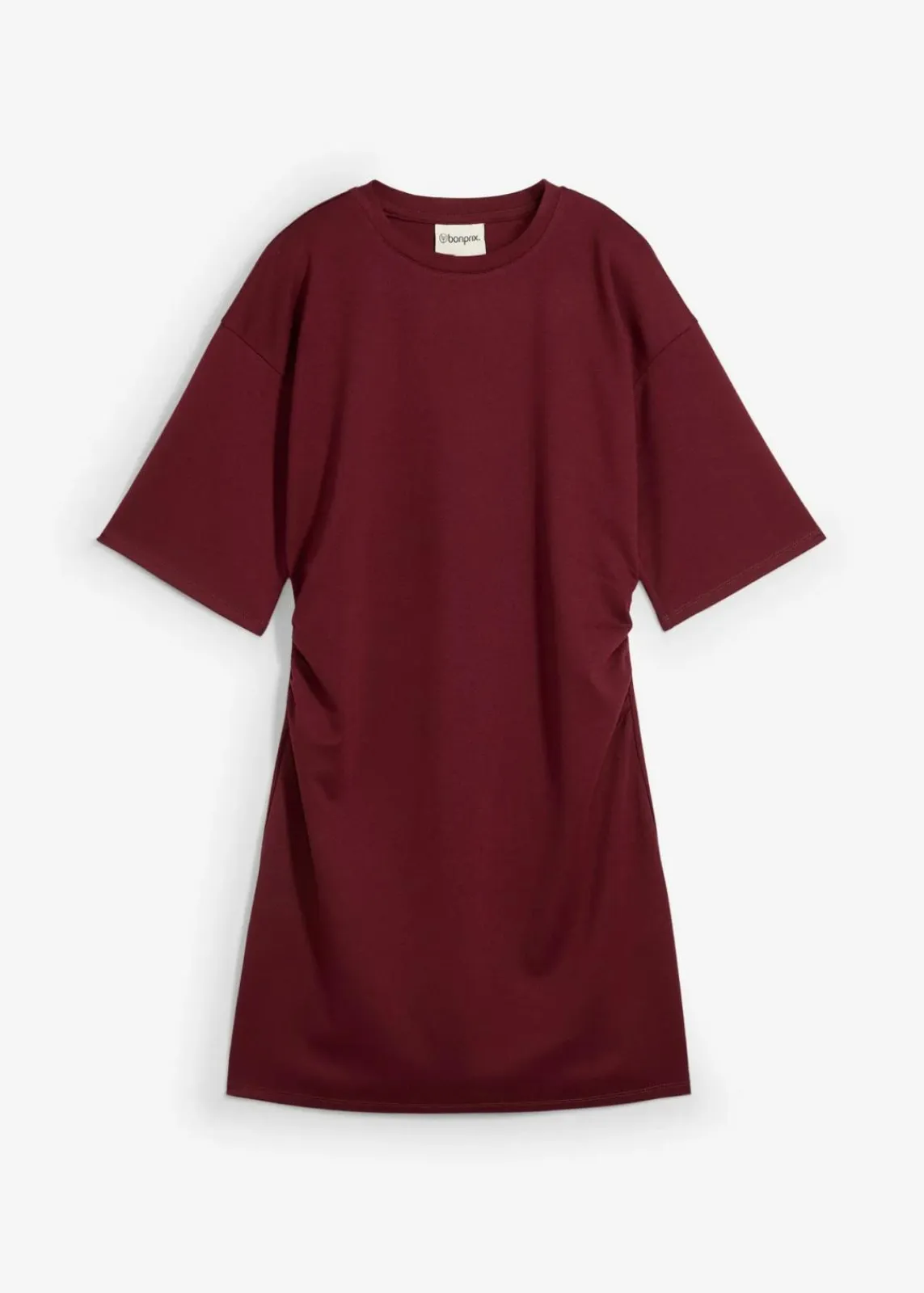 bonprix Kleider|Bekleidung·Pullover & Strickjacken^Weites T-Shirt Kleid ahornrot